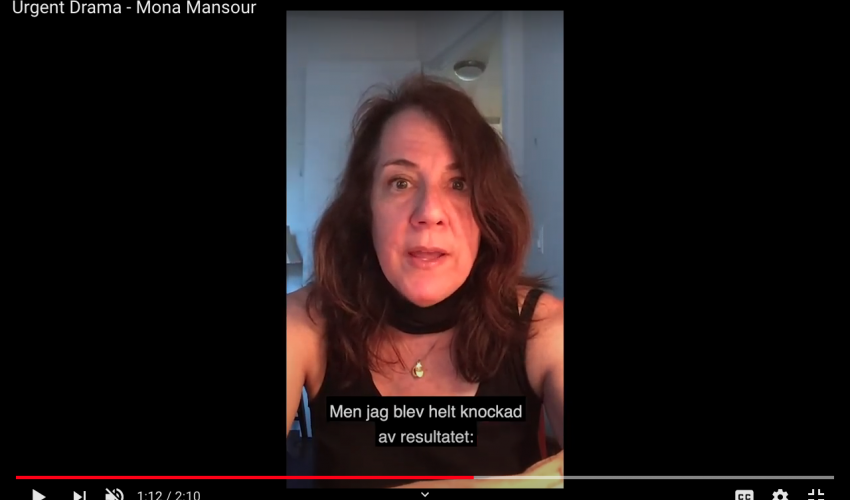 Mona Mansour, Urgent Drama