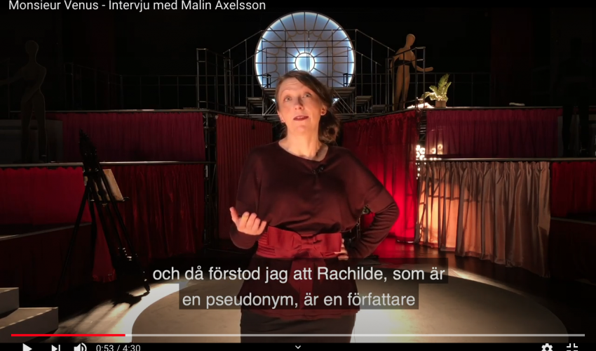 av Malin Axelsson, fritt efter Rachilde - Konst värd att döda för
