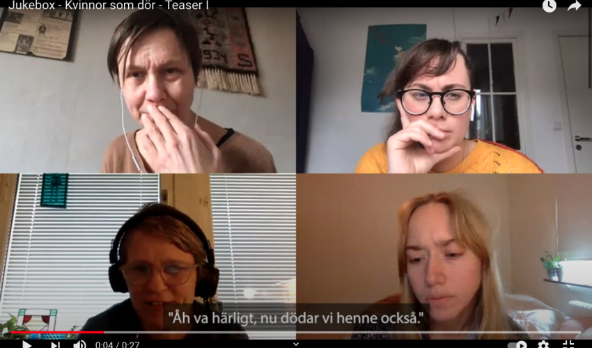 Jukebox, Kvinnor som dör, Teaser 1