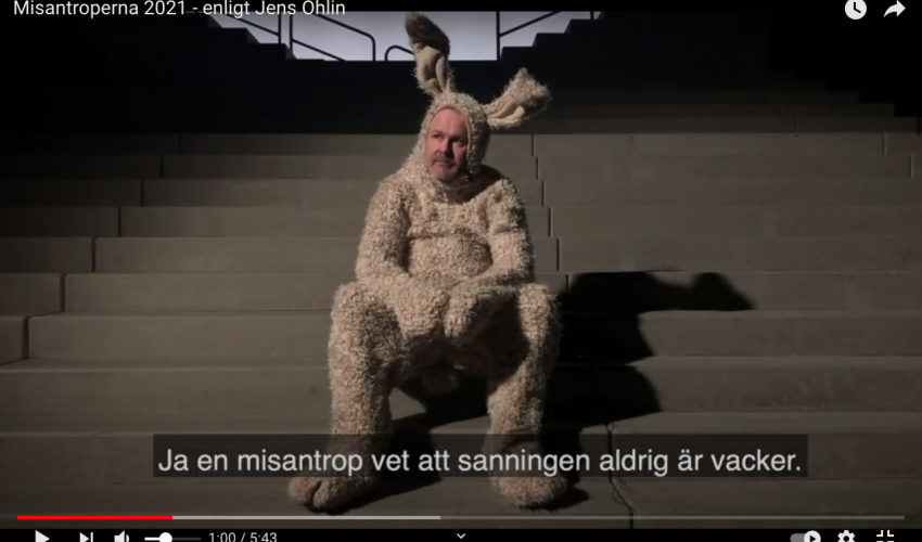 Misantroperna 2021, enligt Jens Ohlin